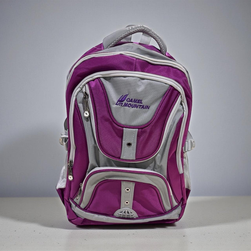 Camel Mountain Street Champ Hiking Backpack | Multi-Compartment Outdoor & Travel Rucksack