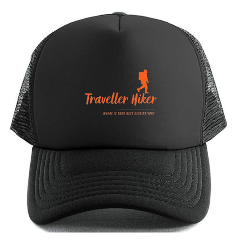 Traveller Hiker Adjustable Cap – Outdoor Hiking & Travel Baseball Hat with Embroidered Logo | Unisex Adventure Snapback
