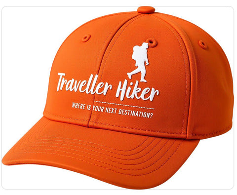 Traveller Hiker Adjustable Cap – Outdoor Hiking & Travel Baseball Hat with Embroidered Logo | Unisex Adventure Snapback