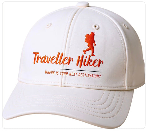 Traveller Hiker Adjustable Cap – Outdoor Hiking & Travel Baseball Hat with Embroidered Logo | Unisex Adventure Snapback