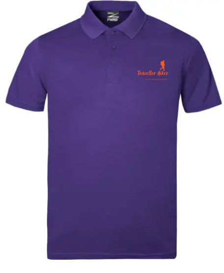 Traveller Hiker Golf Shirt – Premium Cotton Polo T-Shirt with Embroidered Logo | Unisex Outdoor & Casual Wear