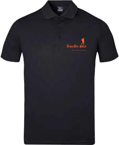 Traveller Hiker Golf Shirt – Premium Cotton Polo T-Shirt with Embroidered Logo | Unisex Outdoor & Casual Wear