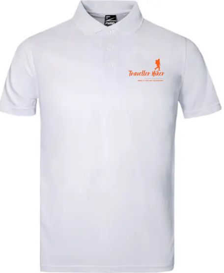 Traveller Hiker Golf Shirt – Premium Cotton Polo T-Shirt with Embroidered Logo | Unisex Outdoor & Casual Wear