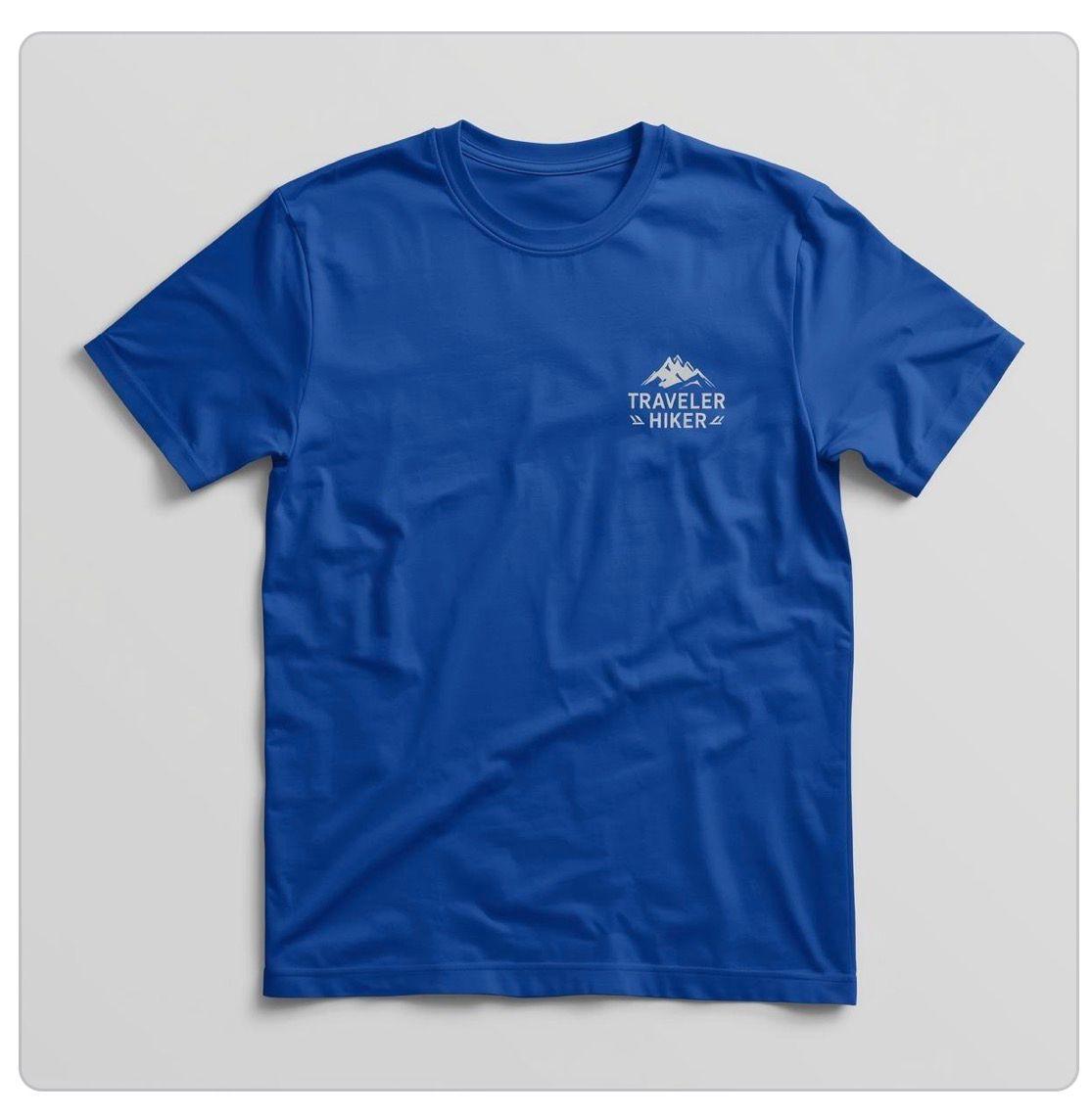 Traveler Hiker Outdoor T-Shirt – Premium Cotton Hiking & Camping Tee for Men & Women | Lightweight Adventure Wear