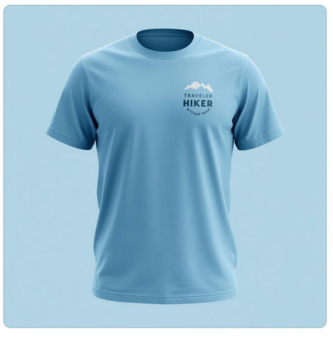Traveler Hiker Outdoor T-Shirt – Premium Cotton Hiking & Camping Tee for Men & Women | Lightweight Adventure Wear