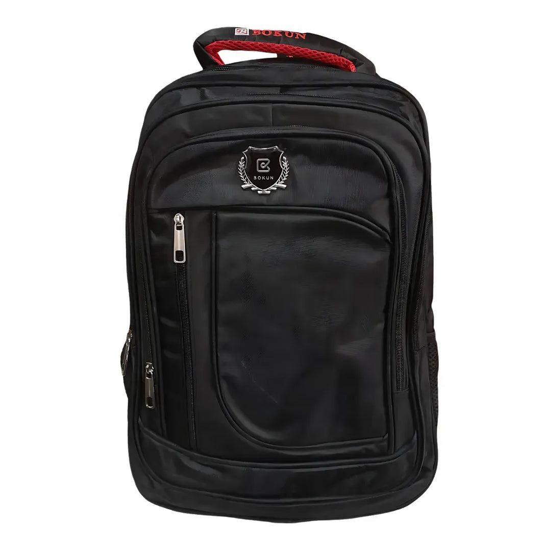Sokun Black Laptop Backpack – Multi-Compartment Waterproof Travel & Office Bag