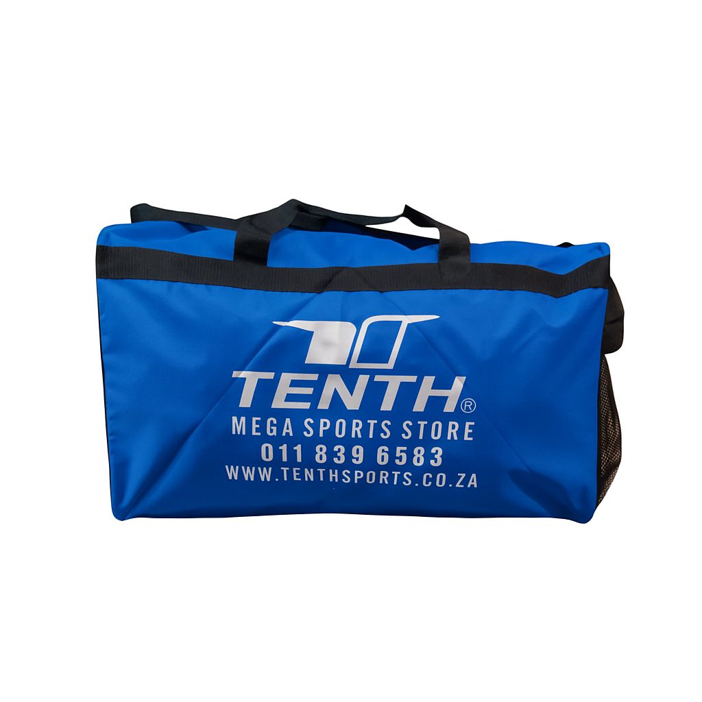 Tenth Mega Sports Blue Duffle Bag – Large Capacity Travel & Gym Carry Bag with Shoulder Strap | Durable Sports & Camping Luggage