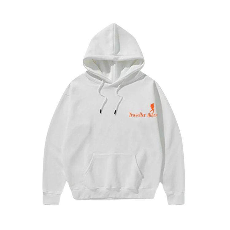 Traveller Hiker Teal Hoodie – Unisex Fleece Pullover with Kangaroo Pocket | Winter Casual Sweatshirt