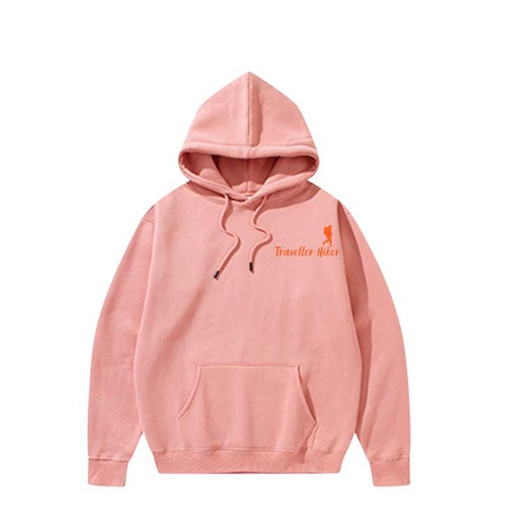 Traveller Hiker Teal Hoodie – Unisex Fleece Pullover with Kangaroo Pocket | Winter Casual Sweatshirt