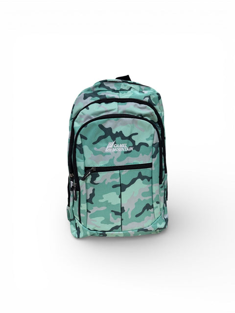 Camel Mountain Camo Hiking Backpack | Waterproof Camping & Travel Rucksack