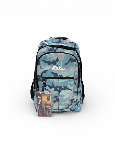 Camel Mountain Camo Hiking Backpack | Waterproof Camping & Travel Rucksack