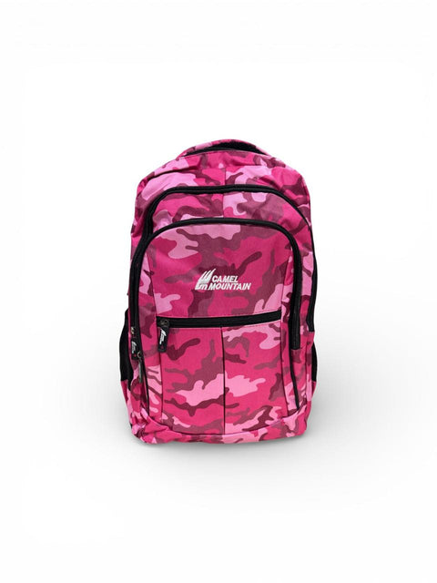 Camel Mountain Camo Hiking Backpack | Waterproof Camping & Travel Rucksack