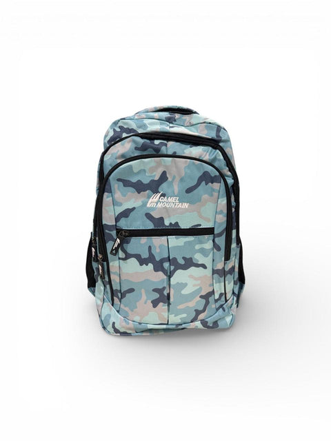 Camel Mountain Camo Hiking Backpack | Waterproof Camping & Travel Rucksack