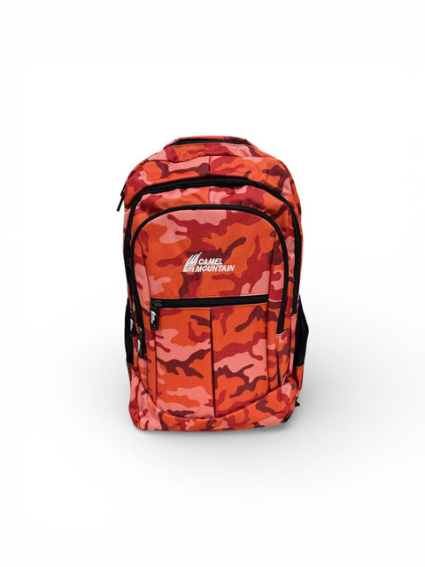 Camel Mountain Camo Hiking Backpack | Waterproof Camping & Travel Rucksack