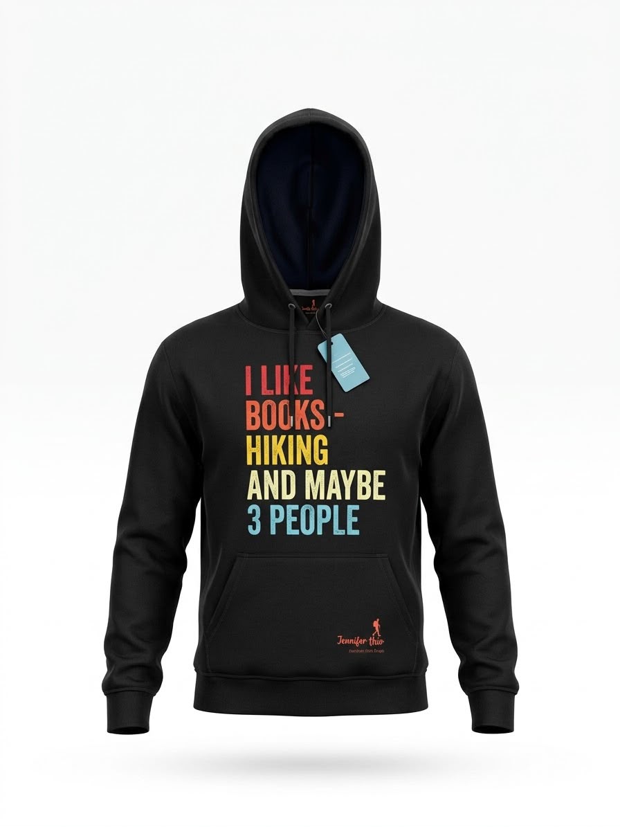 Traveller Hiker Unisex Introvert Graphic Hoodie